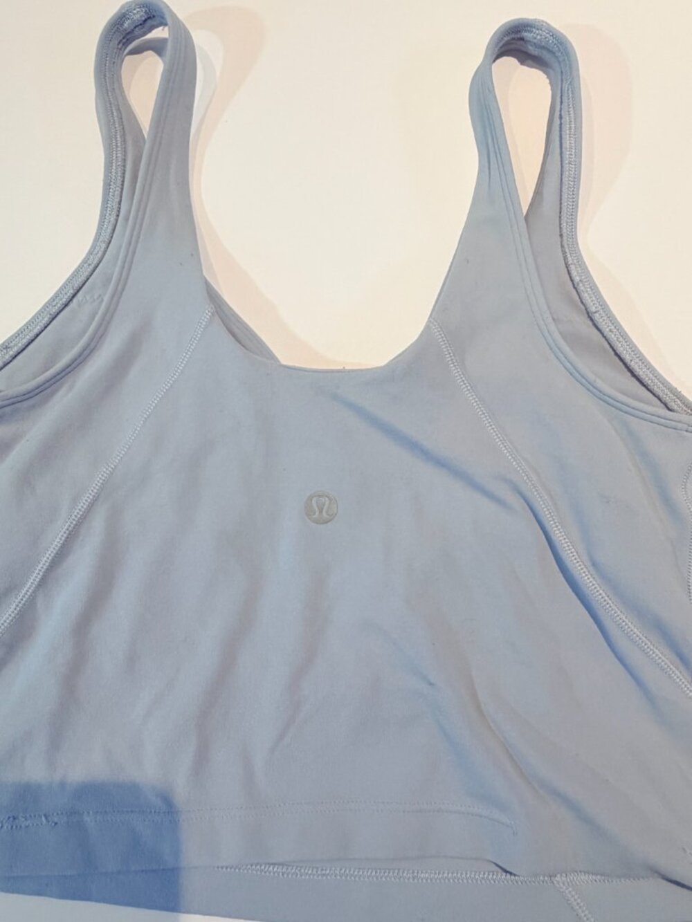 Lululemon Align Tank Light Baby Blue Built-In Bra Size 4 - Picture 3 of 5